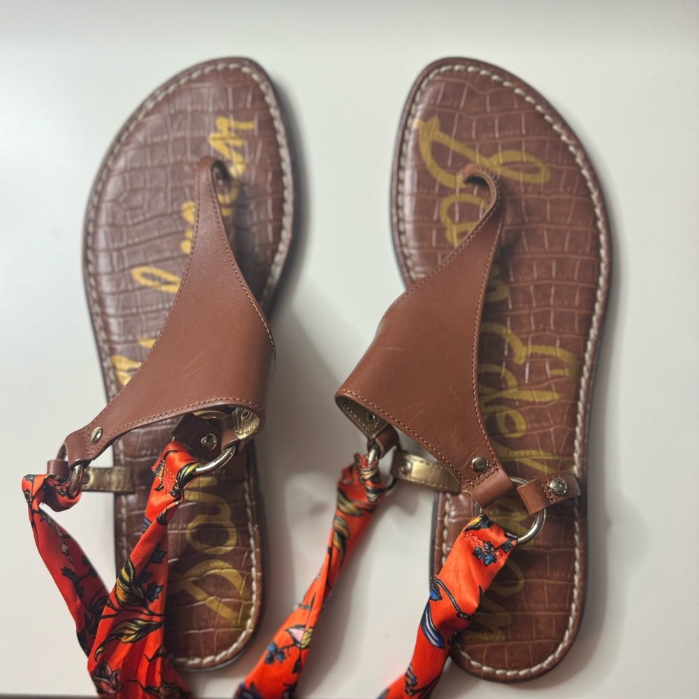 Sam Edelman Strap Flower Sandals